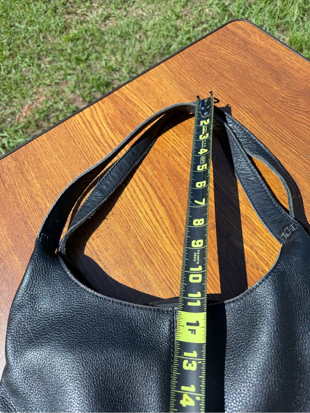 The Sak Huntley Black Leather Hobo Shoulder Bag Slouchy Large - Picture 8 of 14